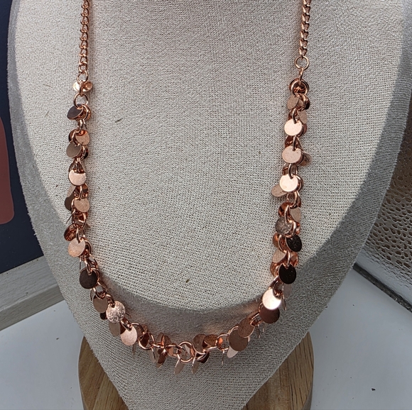 paparazzi Jewelry - Paparazzi Shimmering Copper Necklace (574)